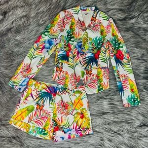 Fashion Nova Blazer and Shorts Set